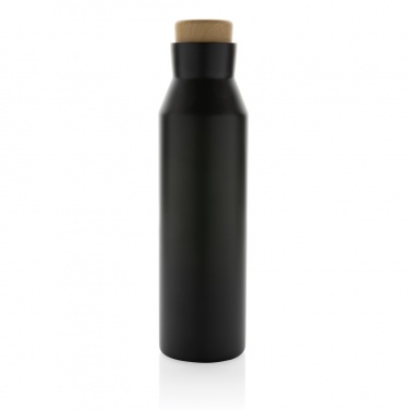 Logo trade advertising products image of: Gaia RCS certified recycled stainless steel vacuum bottle