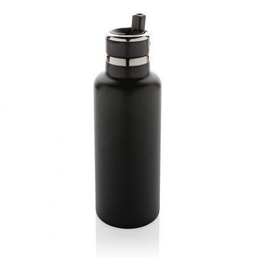 Logo trade promotional merchandise picture of: Hydro RCS recycled stainless steel vacuum bottle with spout
