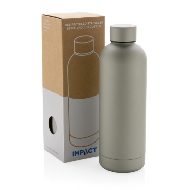 Logo trade promotional items image of: RCS Recycled stainless steel Impact vacuum bottle