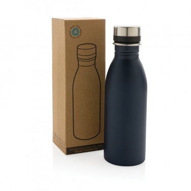 Logo trade promotional gifts picture of: RCS Recycled stainless steel deluxe water bottle