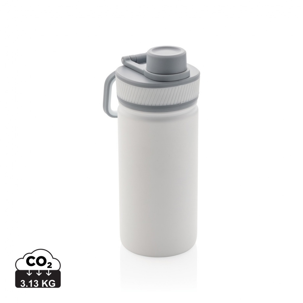 Logotrade advertising product image of: Vacuum stainless steel bottle with sports lid 550ml