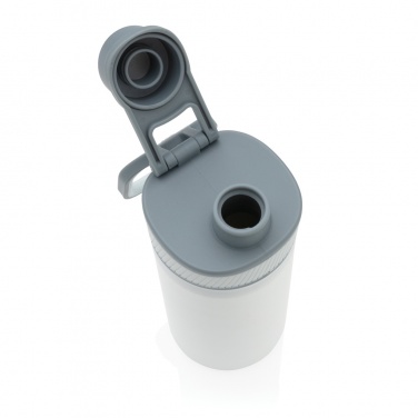 Logotrade promotional item picture of: Vacuum stainless steel bottle with sports lid 550ml