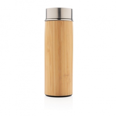 Logotrade promotional product picture of: Leak proof bamboo vacuum bottle