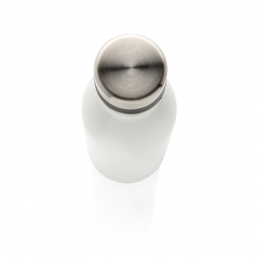 Logo trade promotional merchandise image of: Deluxe stainless steel water bottle