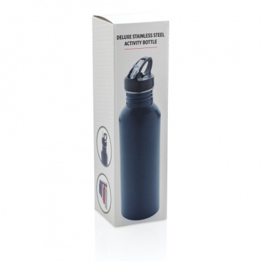 Logo trade business gifts image of: Deluxe stainless steel activity bottle