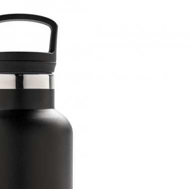 Logo trade advertising products image of: Vacuum insulated leak proof standard mouth bottle