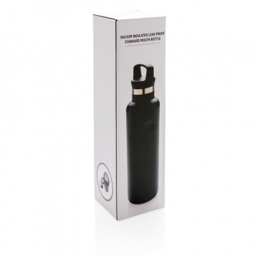 Logotrade corporate gift image of: Vacuum insulated leak proof standard mouth bottle
