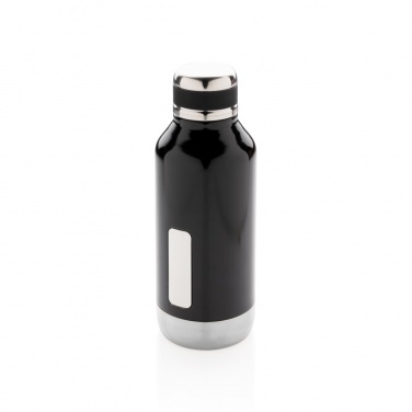 Logotrade promotional item picture of: Leak proof vacuum bottle with logo plate
