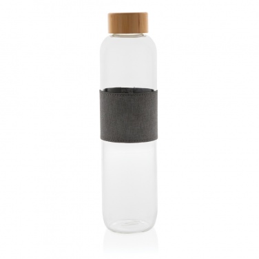 Logo trade business gift photo of: Impact borosilicate glass bottle with bamboo lid