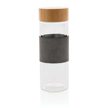 Logotrade promotional gift picture of: Impact double wall borosilicate glass bottle