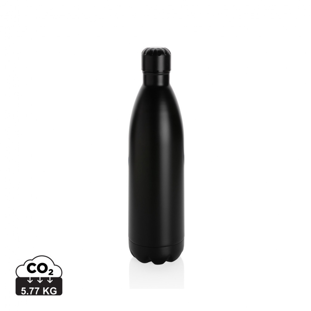 Logotrade advertising product picture of: Solid colour vacuum stainless steel bottle 1L