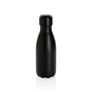 Logo trade promotional item photo of: Solid colour vacuum stainless steel bottle 260ml