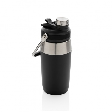 Logo trade advertising products image of: Vacuum stainless steel dual function lid bottle 500ml