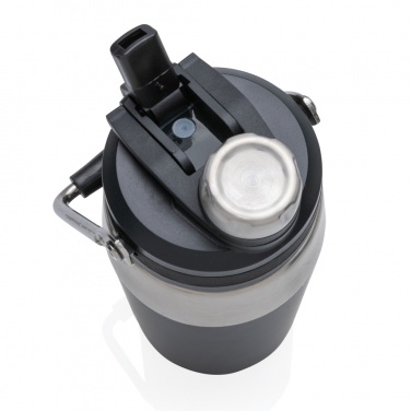 Logotrade business gift image of: Vacuum stainless steel dual function lid bottle 500ml