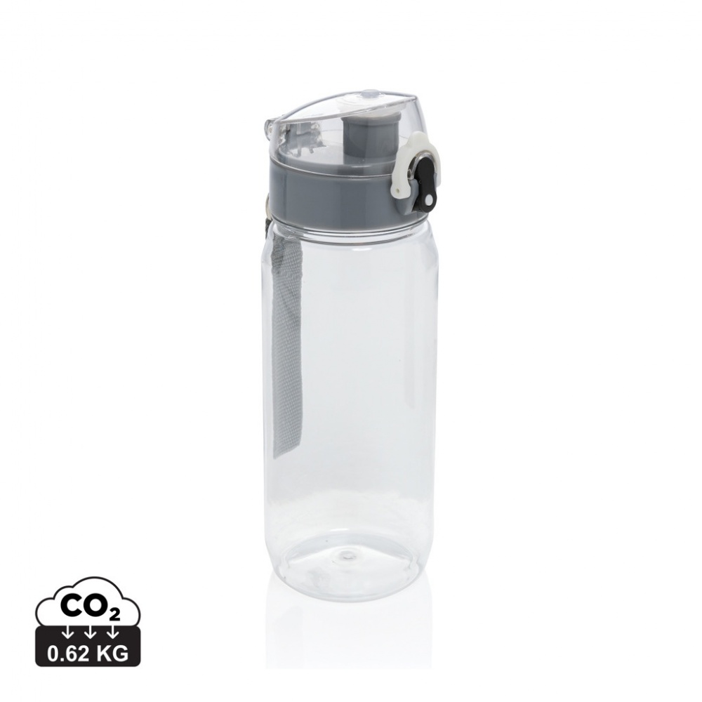 Logo trade promotional giveaways picture of: Yide RCS Recycled PET leakproof lockable waterbottle 600ml