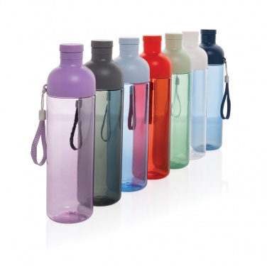 Logo trade corporate gifts image of: Impact RCS recycled PET leakproof water bottle 600ml