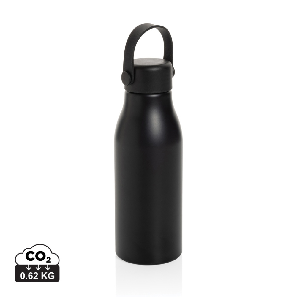 Logo trade promotional giveaways image of: Pluto RCS Certified recycled aluminium bottle 680ml