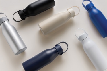 Logo trade promotional product photo of: Pluto RCS Certified recycled aluminium bottle 680ml