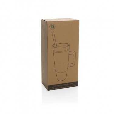 Logotrade promotional merchandise image of: Tana RCS plastic tumbler with handle 900ml