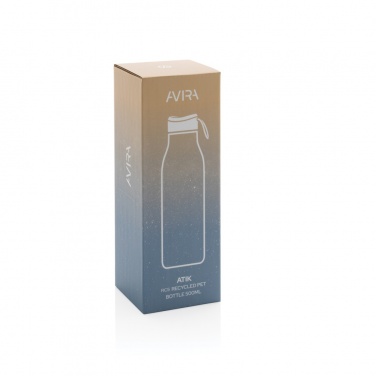 Logo trade promotional gifts image of: Avira Atik RCS Recycled PET bottle 500ML