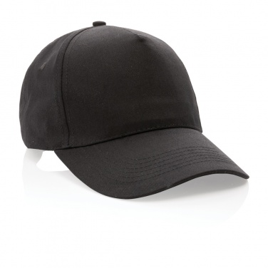Logo trade promotional product photo of: Impact 5 panel 190gr Recycled cotton cap with AWARE™ tracer