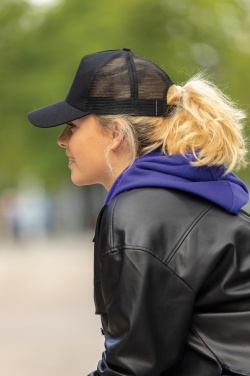 Logo trade promotional giveaway photo of: Impact AWARE™ Brushed rcotton 5 panel trucker cap 190gr