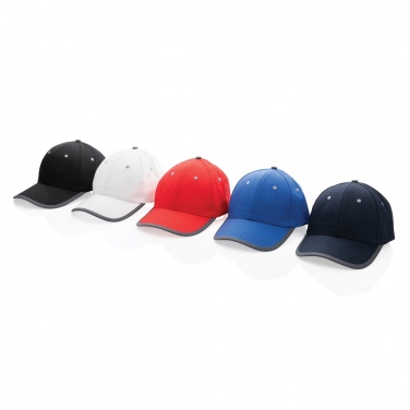 Logotrade promotional giveaways photo of: Impact AWARE™ Brushed rcotton 6 panel contrast cap 280gr