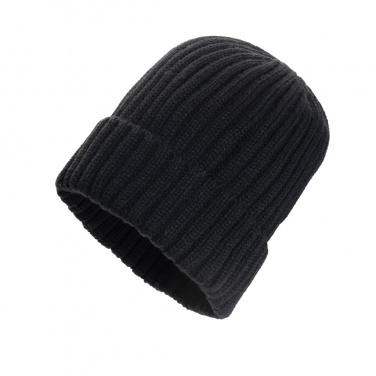 Logo trade promotional merchandise photo of: Kennedi AWARE™ Polylana® beanie with large rib
