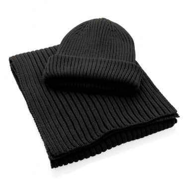 Logotrade promotional giveaway image of: Impact AWARE™  Polylana® double knitted beanie