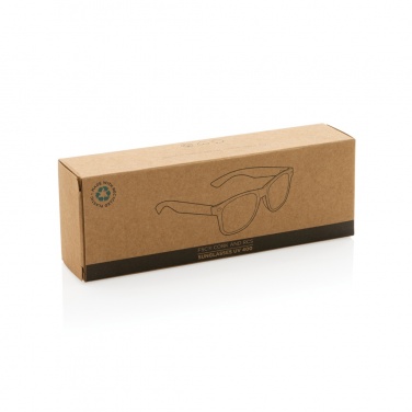 Logotrade promotional merchandise photo of: GRS recycled PC plastic sunglasses with cork
