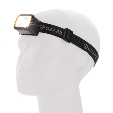 Logo trade promotional gift photo of: Gear X RCS rPlastic heavy duty head torch