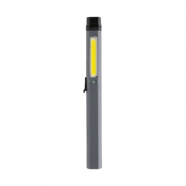 Logo trade corporate gifts picture of: Gear X RCS recycled plastic USB rechargeable pen light