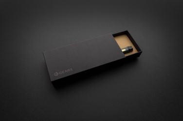 Logo trade business gifts image of: Gear X RCS recycled plastic USB rechargeable pen light