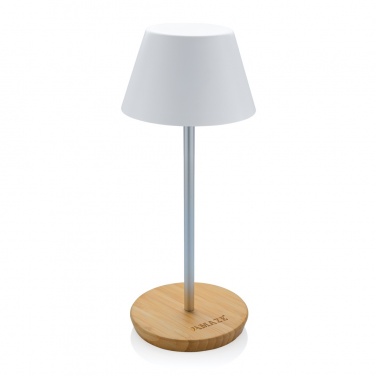 Logotrade business gift image of: Pure Glow RCS usb-rechargeable recycled plastic table lamp