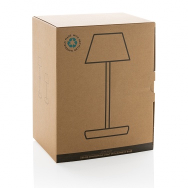 Logotrade advertising product image of: Pure Glow RCS usb-rechargeable recycled plastic table lamp