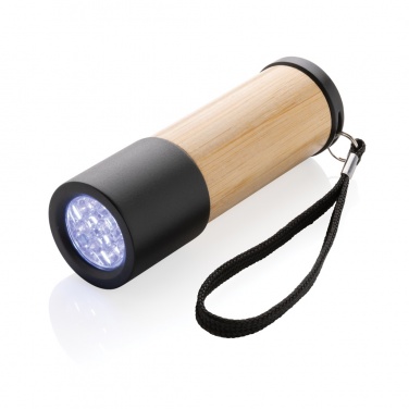 Logotrade promotional item image of: Bamboo and RCS certfied recycled plastic torch