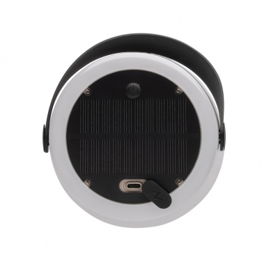 Logo trade promotional product photo of: SolarGlow RCS recycled ABS USB-rechargeable outdoor light