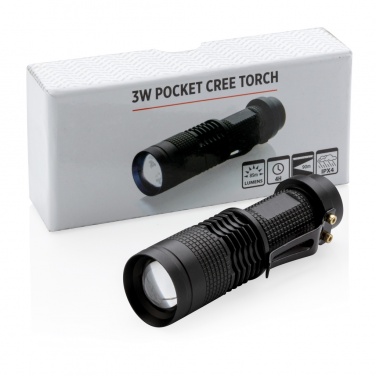 Logotrade promotional giveaway picture of: 3W pocket CREE torch