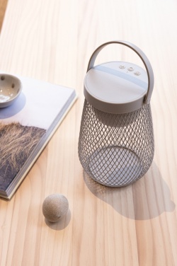 Logo trade promotional items image of: Aurora RCS recycled plastic USB re-chargeable table lamp