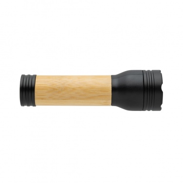 Logo trade promotional items image of: Lucid 1W RCS certified recycled plastic & bamboo torch