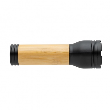 Logo trade promotional merchandise image of: Lucid 3W RCS certified recycled plastic & bamboo torch