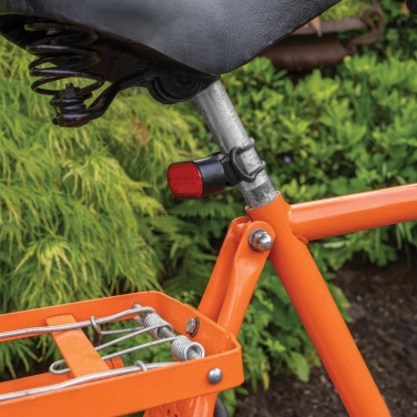 Logo trade promotional items image of: Lumino RCS recycled plastic USB re-chargeable bike light set