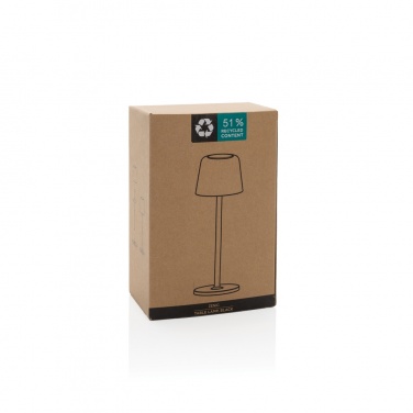 Logotrade promotional merchandise picture of: Zenic RCS recycled plastic USB re-chargable table lamp