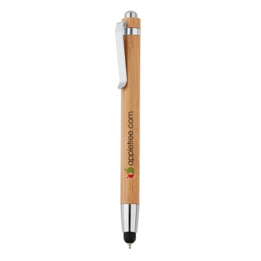 Logo trade advertising products image of: Bamboo stylus pen