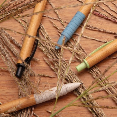 Logo trade promotional giveaways picture of: Bamboo & wheat straw pen