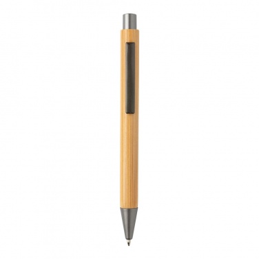 Logo trade corporate gift photo of: Slim design bamboo pen
