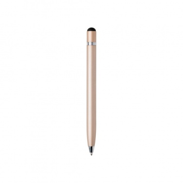 Logo trade corporate gifts image of: Simplistic metal pen