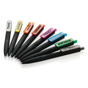 Logo trade promotional gifts picture of: X3 black smooth touch pen