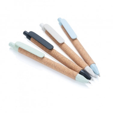 Logotrade promotional merchandise photo of: Write wheatstraw and cork pen