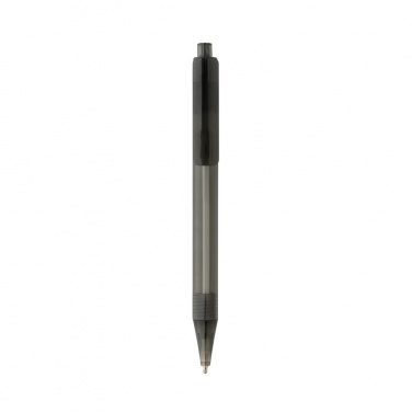 Logo trade promotional item photo of: GRS RPET X8 transparent pen